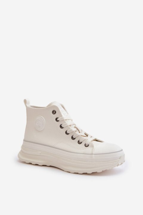 Trampki Model Big Star OO274064 White - Step in style Trampki Model Big Star OO274064 White - Step in style