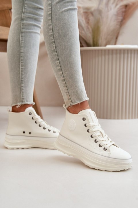 Trampki Model Big Star OO274064 White - Step in style Trampki Model Big Star OO274064 White - Step in style