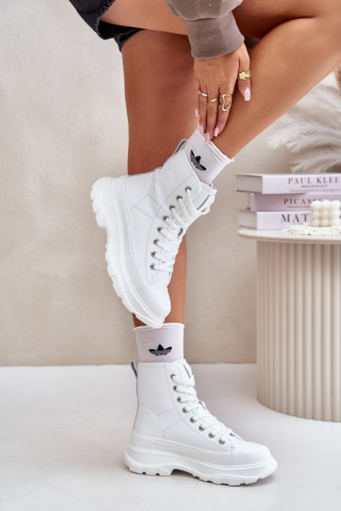 Trampki Model Big Star OO274A598 White - Step in style Trampki Model Big Star OO274A598 White - Step in style