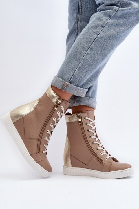 Trampki Model Zazoo 3081 Beige - Step in style Trampki Model Zazoo 3081 Beige - Step in style