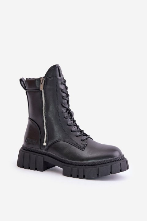 Workery Model Skóry Big Star MM274578 Black - Step in style Workery Model Skóry Big Star MM274578 Black - Step in style