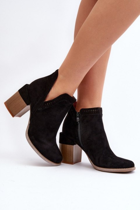 Botki Model Jolnima A5729 Black - Step in style Botki Model Jolnima A5729 Black - Step in style