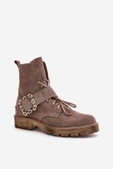 Botki Model Zazoo 2951/037 Dark Beige - Step in style