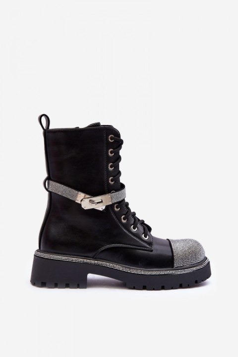 Botki Workery Model Totah 52022 Black - Step in style Botki Workery Model Totah 52022 Black - Step in style