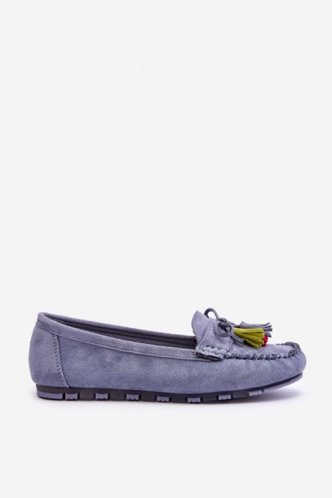 Mokasyny Model Dorine GS37 Blue - Step in style Mokasyny Model Dorine GS37 Blue - Step in style