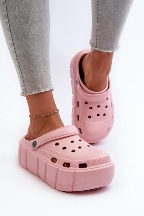 Sandał Klapki Model Itubia 24SD19-7561 Pink - Step in style Sandał Klapki Model Itubia 24SD19-7561 Pink - Step in style