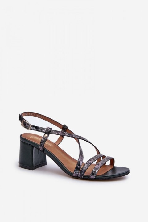Sandały Model Maciejka 06653-09 Dark Green - Step in style Sandały Model Maciejka 06653-09 Dark Green - Step in style