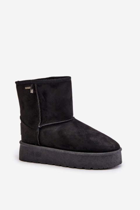 Śniegowce Model Big Star OO274898 Black - Step in style Śniegowce Model Big Star OO274898 Black - Step in style