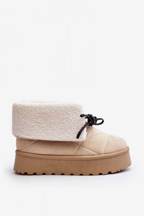 Śniegowce Model Olimuka VL212P Light Beige - Step in style Śniegowce Model Olimuka VL212P Light Beige - Step in style