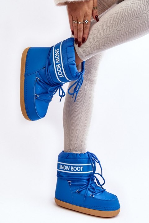 Śniegowce Model Soia NB619 Blue - Step in style Śniegowce Model Soia NB619 Blue - Step in style