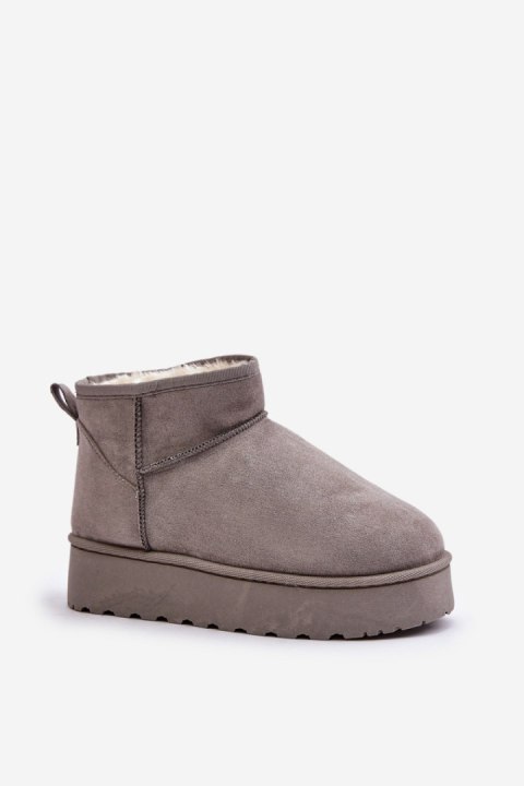 Śniegowce Model Xamella 20216-4I Grey - Step in style Śniegowce Model Xamella 20216-4I Grey - Step in style