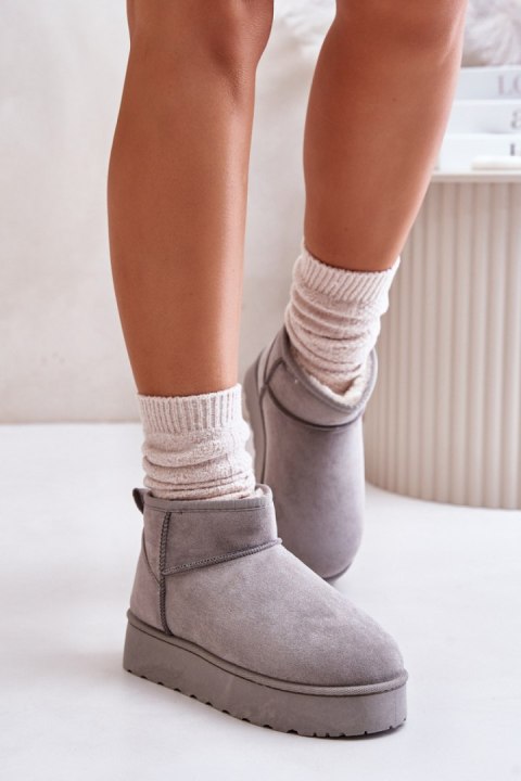 Śniegowce Model Xamella 20216-4I Grey - Step in style Śniegowce Model Xamella 20216-4I Grey - Step in style