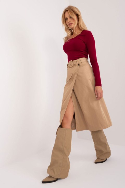Spódnica Model EM-SD-B9223.25 Camel - Factory Price Spódnica Model EM-SD-B9223.25 Camel - Factory Price