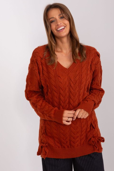 Sweter Damski Model BA-SW-8027.85P Dark Orange - Badu