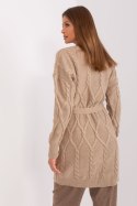 Sweter Kardigan Model BA-SW-8009-1.39P Dark Beige - Badu