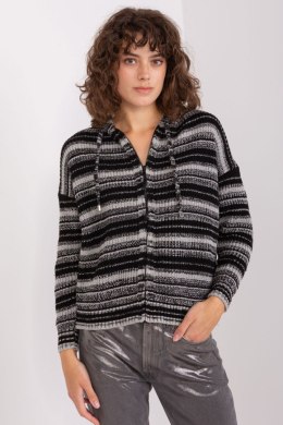 Sweter Damski Model BA-SW-8000.56P Grey/Black - Badu