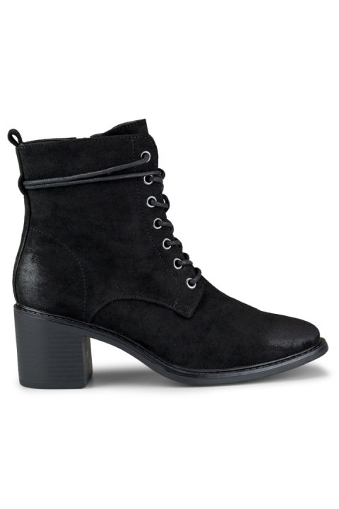 Botki Model 260052B-SU Black - PRIMO Botki Model 260052B-SU Black - PRIMO