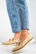 Półbuty Model GQ97BE Beige - PRIMO