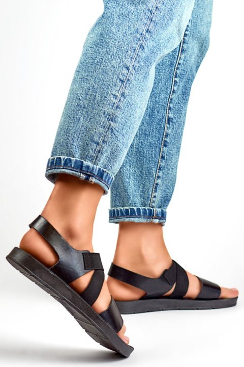 Sandały Model LEI527B Black - PRIMO Sandały Model LEI527B Black - PRIMO
