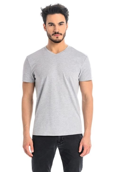 T-shirt Męski Model Dany V 1503 Grey - Teyli