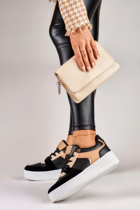 Modne buty sportowe damskie czarne - 37 Primohurt Modne buty sportowe damskie czarne - 37 Primohurt