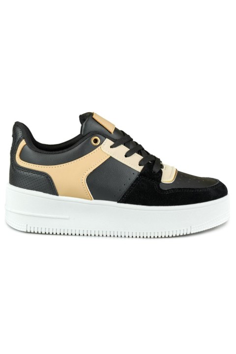 Modne buty sportowe damskie czarne - 37 Primohurt Modne buty sportowe damskie czarne - 37 Primohurt
