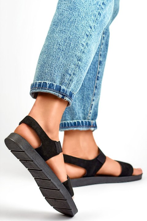 Sandały Model LEI526B Black - PRIMO Sandały Model LEI526B Black - PRIMO