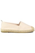 Klasyczne beżowe espadryle damskie - 39 Primohurt