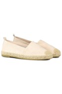 Klasyczne beżowe espadryle damskie - 39 Primohurt