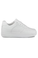 Klasyczne białe sportowe sneakersy z biała podeszwą - 40 Primohurt