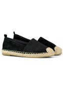 Klasyczne czarne espadryle damskie - 39 Primohurt