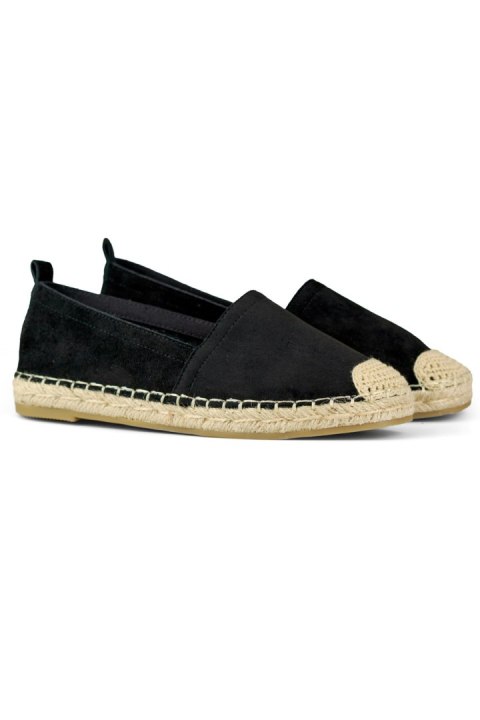 Klasyczne czarne espadryle damskie - 39 Primohurt Klasyczne czarne espadryle damskie - 39 Primohurt