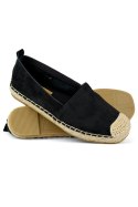 Klasyczne czarne espadryle damskie - 39 Primohurt