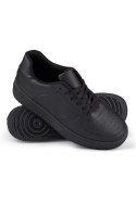 Klasyczne czarne sportowe sneakersy z czarną podeszwą - 37 Primohurt