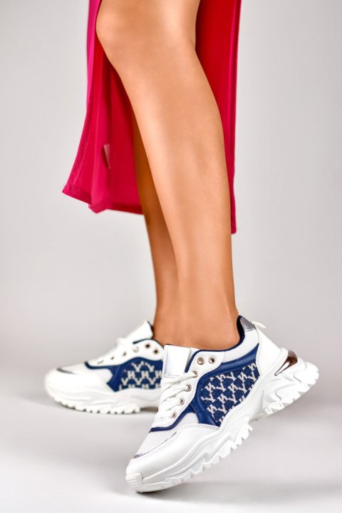 Modne niebieskie sneakersy damskie Valir - 38 Primohurt Modne niebieskie sneakersy damskie Valir - 38 Primohurt
