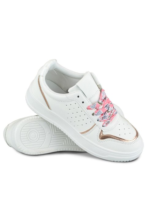 Sneakersy damskie z wymiennymi ozdobnymi sznurówkami - 38 Primohurt Sneakersy damskie z wymiennymi ozdobnymi sznurówkami - 38 Primohurt