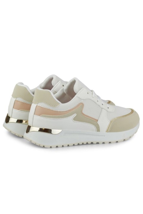 Sneakersy damskie ze złotym dodatkiem - 38 Primohurt Sneakersy damskie ze złotym dodatkiem - 38 Primohurt