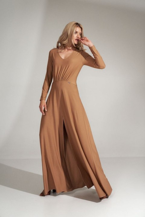 Sukienka Model M727 Beige - Figl Sukienka Model M727 Beige - Figl