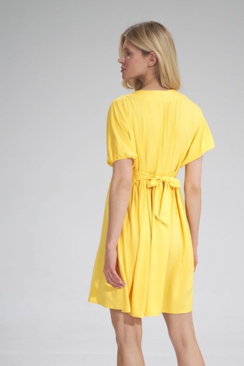Sukienka Model M766 Yellow - Figl Hurtownia odzieży on-line, moda damska, bielizna i obuwie dla kobiet - Matterhorn.pl Sukienka Model M766 Yellow - Figl Hurtownia odzieży on-line, moda damska, bielizna i obuwie dla kobiet - Matterhorn.pl