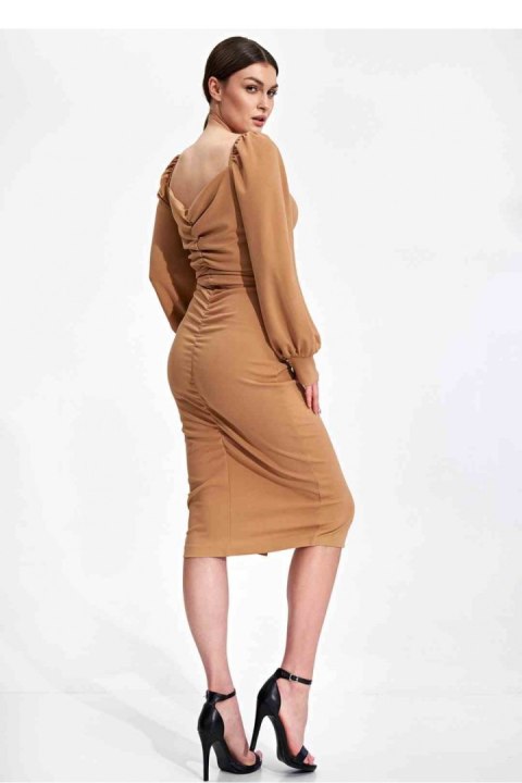 Sukienka Model M871 Beige - Figl Sukienka Model M871 Beige - Figl