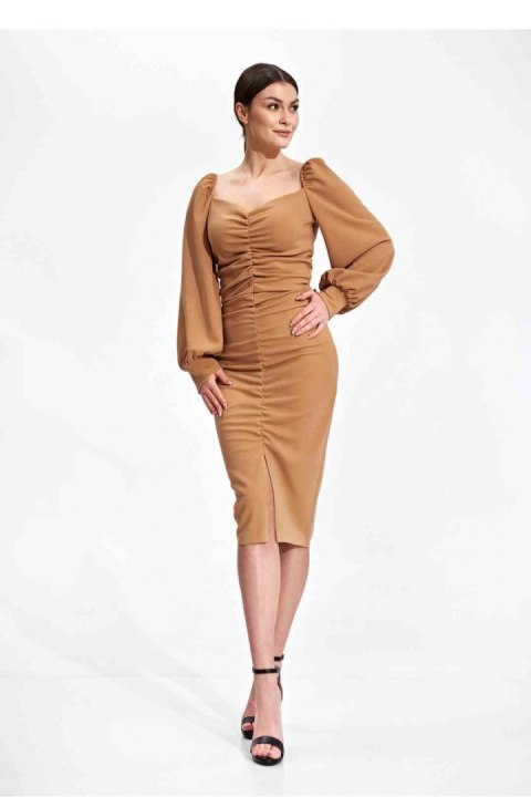 Sukienka Model M871 Beige - Figl Sukienka Model M871 Beige - Figl
