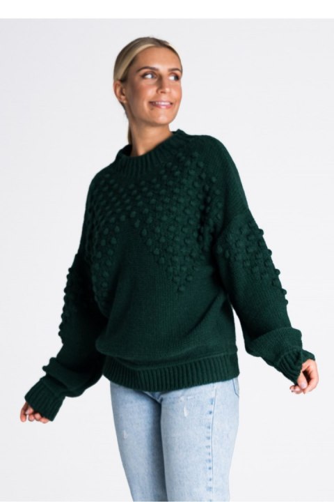 Sweter Damski Model M982 Green - Figl Sweter Damski Model M982 Green - Figl