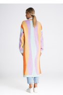 Sweter Kardigan Model M985 Mint/Orange/Violet - Figl