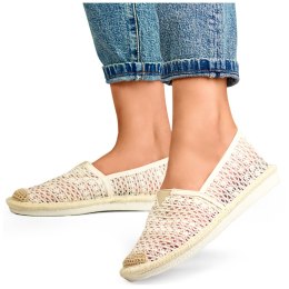 Beżowe espadryle z siateczki przewiewne espadryle damskie - 37 Primohurt