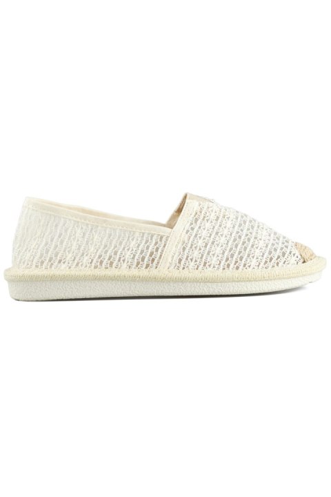 Beżowe espadryle z siateczki przewiewne espadryle damskie - 40 Primohurt Beżowe espadryle z siateczki przewiewne espadryle damskie - 40 Primohurt