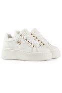 Białe sneakersy damskie na grubej podeszwie - 38 Primohurt