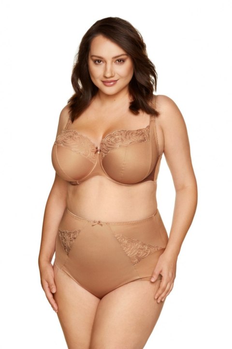 Biustonosz Soft Model Onyx B2 Beige/Gold - Gorteks Biustonosz Soft Model Onyx B2 Beige/Gold - Gorteks