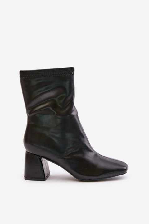 Botki Model Izariel JPX2215 Black - Step in style Botki Model Izariel JPX2215 Black - Step in style