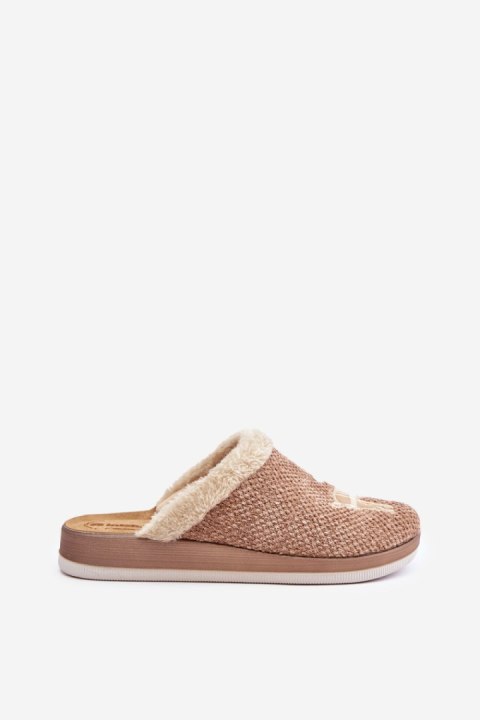 Kapcie Model Inblu CT000034 Beige - Step in style Kapcie Model Inblu CT000034 Beige - Step in style