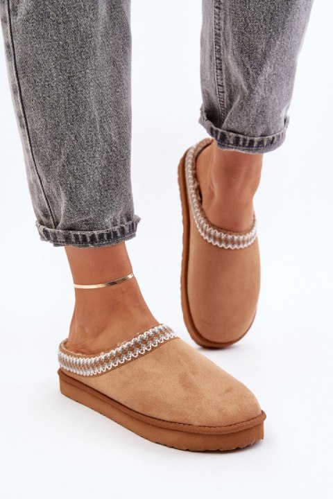 Kapcie Model Inblu FX000021 Camel - Step in style Kapcie Model Inblu FX000021 Camel - Step in style